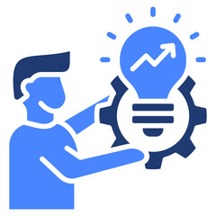 Skill Development Icon Element For Design