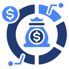 Allocation Icon Element For Design