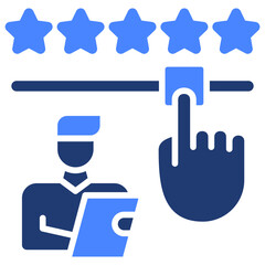 Customer Survey Icon Element For Design