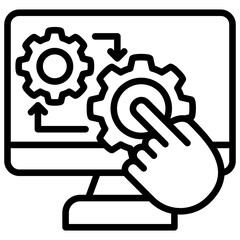 Automation Icon Element For Design