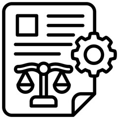 Regulation Icon Element For Design