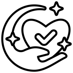 Fototapeta premium Truthfulness Icon