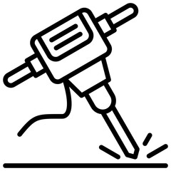 Hammer Icon Element For Design