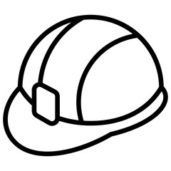 Hard Hat Icon Element For Design