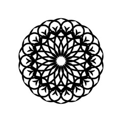 Radiant Petal Weave Mandala Ornament
