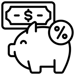 Discount Icon Element For Design