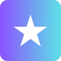 star icon on blue button