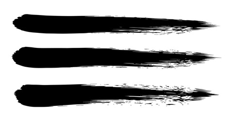 Three bold black paint lines