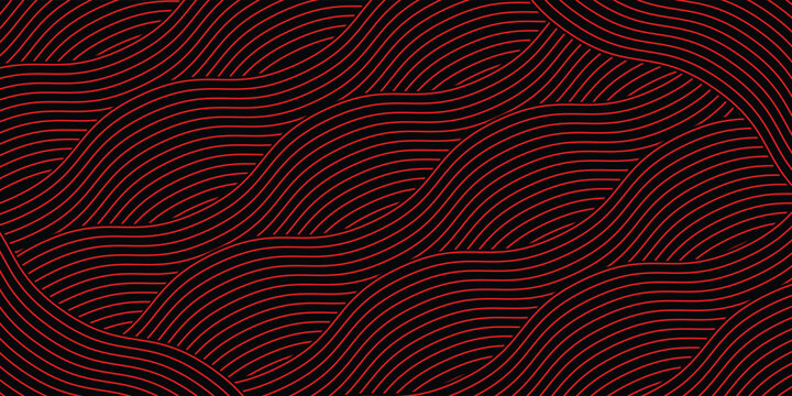 farm red and blak banner, organic abstract background with fields. wavy green lines, natural organic products. ecology background.