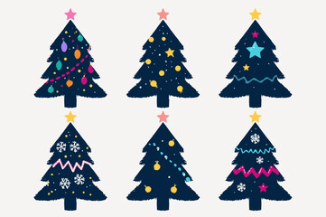 Cute Holiday Tree Clipart