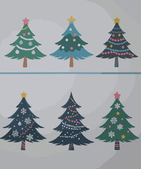 Cute Holiday Tree Clipart
