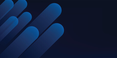 Stylish minimalist background showcasing sleek blue gradient shapes against a dark backdrop. Perfect for modern designs or technology-themed projects