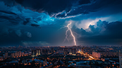 Lightning in the city