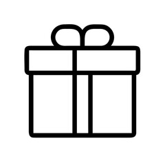 Gift box isolated on