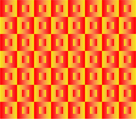 Abstract geometric pattern with gradient squares seamless vector background for wallpaper fabric and textile design