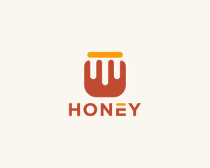 Honey jar logo