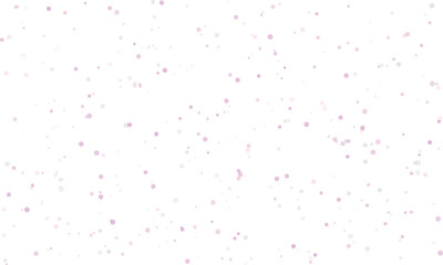 Subtle and delicate pattern of tiny, scattered light pink, purple, and grey dots creating a minimalist, abstract texture, perfect for clean and modern designs, isolated on