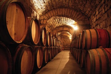 Visit a winery cellar to taste Red Reserva Rioja wines, enjoying a rich experience in a historical setting with aged barrels and dim lighting
