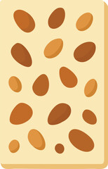 Peanut brittle candy slab