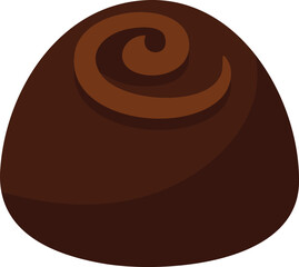 Chocolate truffle swirl top