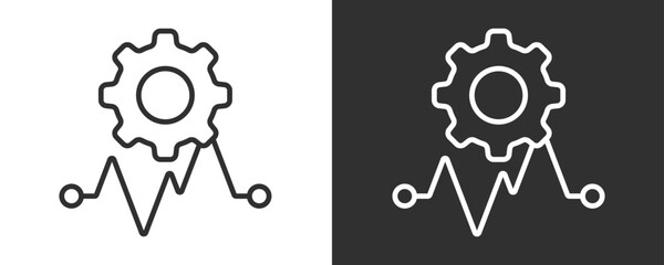 Resistance Icon Set Vector Collection Isolated In Black And White