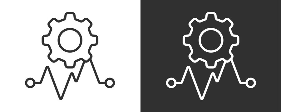 Resistance Icon Set Vector Collection Isolated In Black And White