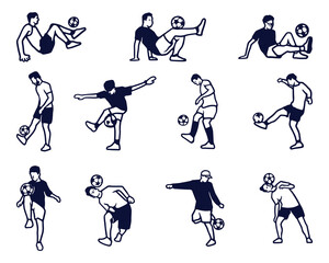 Collection of Soccer Freestyle Ball Control