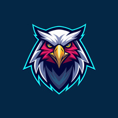 Obraz premium Fierce Eagle Esports Mascot Logo