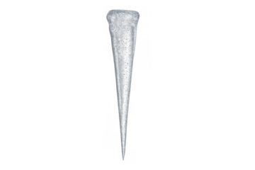 Icicle forming, transparent water freezing in winter, cold weather ice element with a sharp tip