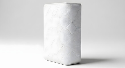 Comfortable all white mattress, perfect for a restful night's sleep and relaxation