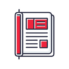 Academic Journal and Research Notes Icon