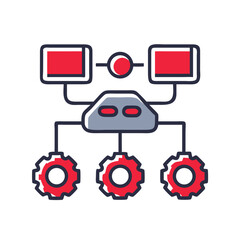 Autonomous Robotic System Icon