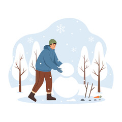 Joyful Snow Day: Create Your Own Snowman