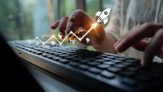 Business growth strategy drives business, growth, and success by following structured roadmap, analysis, and progress toward long-term achievement Latch