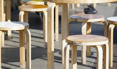 cafe tables and chairs