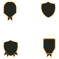 Premium Badge Icon Set – Award, Medal & Ribbon Vector Graphics