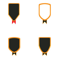 Premium Badge Icon Set – Award, Medal & Ribbon Vector Graphics