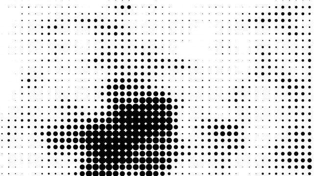 Vintage Halftone Texture Background &ndash; Stop Motion Animation