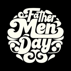 vector illustration of a  international mens day logo