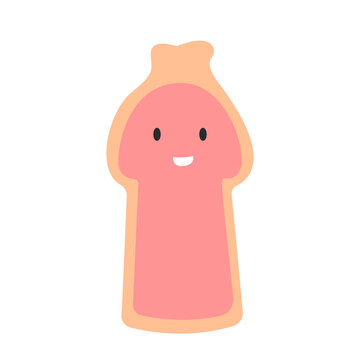 Circumcision in male concept. vector illustration