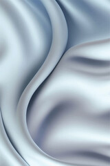 Elegant blue gray silk fabric background. Textile texture. Vector illustration	