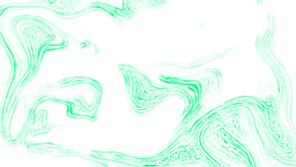 Psychedelic Mint Green Fluid Distortion on White With High-Key Abstract Background with Wavy Swirls for Vaporwave, Sci-Fi & Minimalist Branding