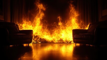 Fire blanket Automated incident response Thermal camera Flame diffuse