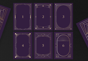 Vintage Art Deco Border & Frames Vector for Gatsby Inspired Retro Background & New Years Invitations