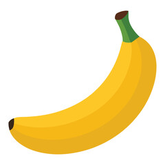 banana isolated on white background