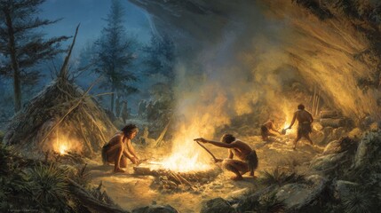 When early humans tamed fire, it lit more than just darkness--it warmed their shelters, cooked their food, warded off danger, and sparked stories that would echo for generations. 