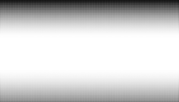 Gradient halftone texture. Useful for overlays design purposes.