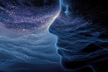 Conscious collapse of wave function human awareness solidifying a dreamlike universe from probability waves