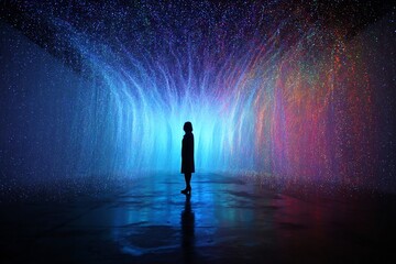 Conscious collapse of wave function human awareness solidifying a dreamlike universe from probability waves