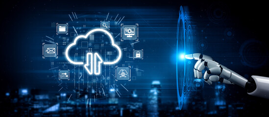 AI artificial intelligence optimizes cloud infrastructure with virtual assistants and intelligent automation, improving scalability, security, and digital business continuity. Vouch